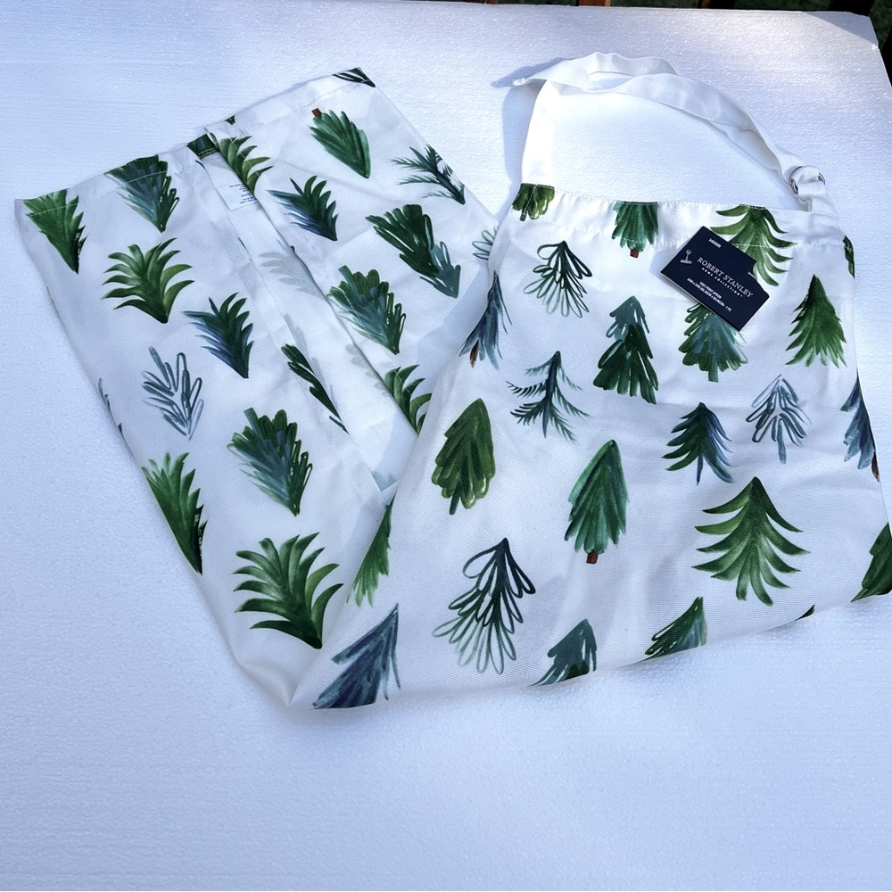 Robert Stanley, home collection tree, print apron